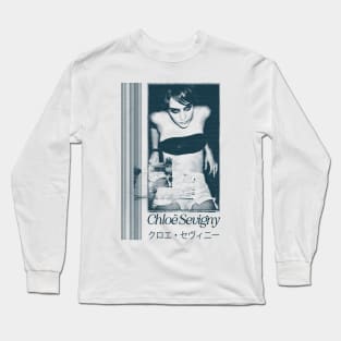 Chloe Sevigny / 90s Style Aesthetic Design Long Sleeve T-Shirt